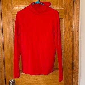 Athleta Red Performance Hooded Pullover